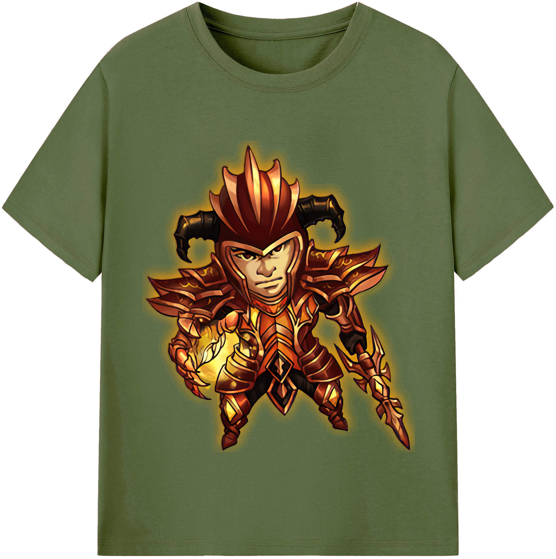 リーグ・オブ・レジェンド League of Legends LOL 綿100％半袖Tシャツ（フロントプリント）